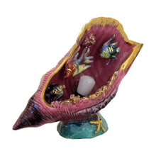Load image into Gallery viewer, Set of 6 Vallauris Glazed Ceramic Table Lamps in the shape of Sea Shells, Mid-century French