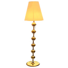 Load image into Gallery viewer, Swedish 1960s Single Tall Brass and Glass Bulbous Floor Lamps
