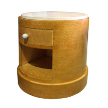 Load image into Gallery viewer, Mid-century Modern Pair of Cylindrical Side Table – Nightstands art Deco Style, English