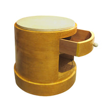 Load image into Gallery viewer, Mid-century Modern Pair of Cylindrical Side Table – Nightstands art Deco Style, English
