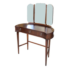 Load image into Gallery viewer, 1940S Scandinavian Vanity Dressing Table With Its Triptych Mirror