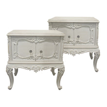 Load image into Gallery viewer, Pair of Painted Bedside Tables – Nightstands, Mid-Century French
