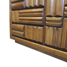 Load image into Gallery viewer, 1960s Large “Brutalist” Walnut Sideboard/Credenza By Lane, American