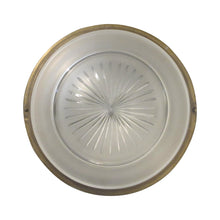 Load image into Gallery viewer, Early 1900s Pair of Plafonniers With a Brass Frame and Glass Domes, French