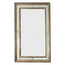 Load image into Gallery viewer, 1970s Large Rectangular Brass-clad Multi-Sectional Mirror by R. Dubarry, Spanish