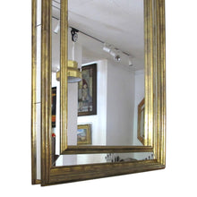 Load image into Gallery viewer, 1970s Large Rectangular Brass-clad Multi-Sectional Mirror by R. Dubarry, Spanish