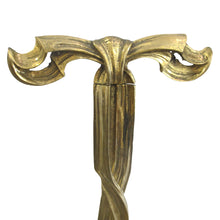 Load image into Gallery viewer, Early 1900s Pair of Large Gilt Bronze Wall lights in the Shape of a Bow Tie, French