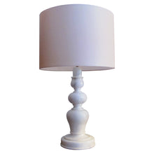 Load image into Gallery viewer, Pair of White Marble Bulbous Table lamps, Mid-Century Italian