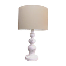 Load image into Gallery viewer, Pair of White Marble Bulbous Table lamps, Mid-Century Italian