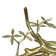 Load image into Gallery viewer, 1970s Willy Daro “Bonsai” Brass Coffee Table with Green Beads, Belgian