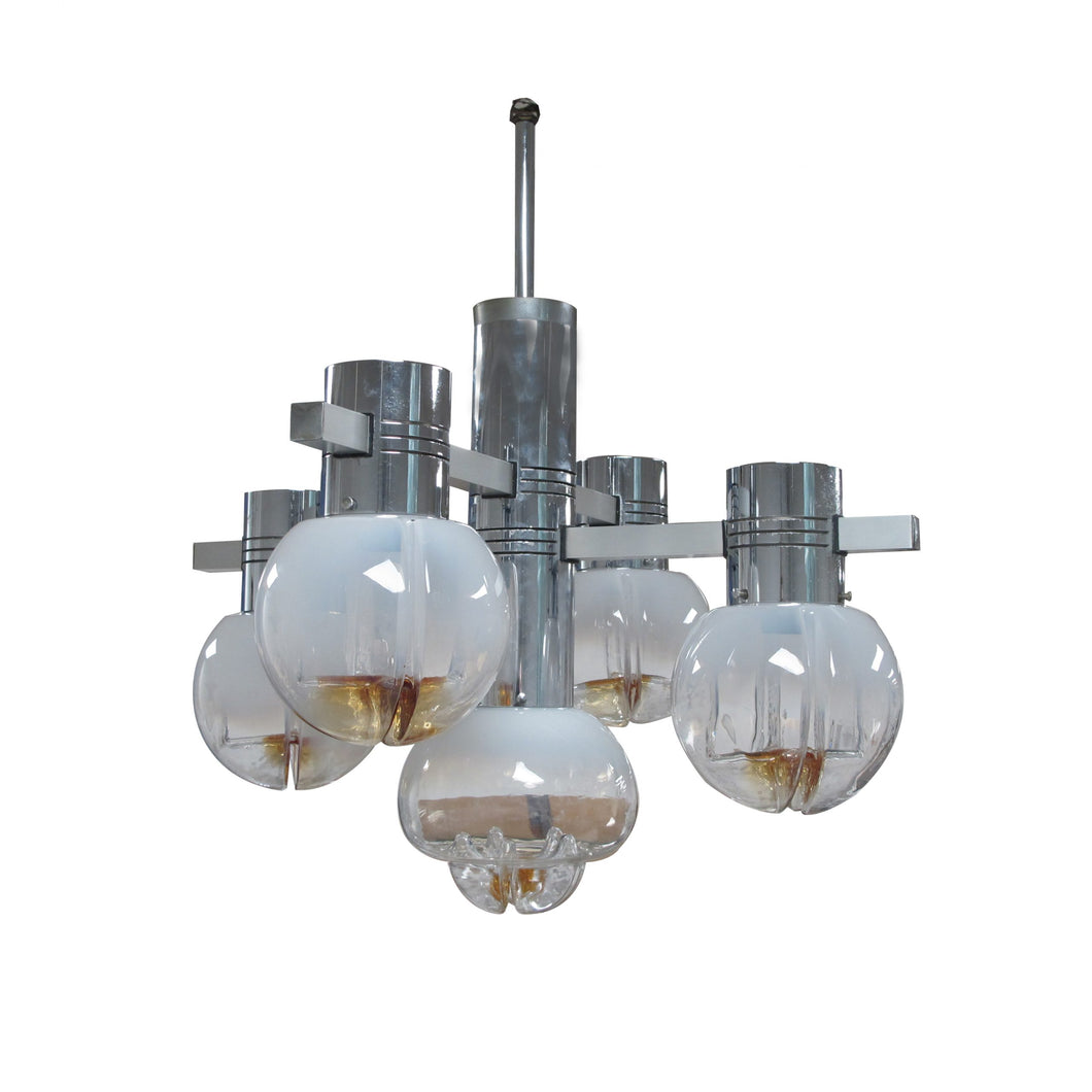 A 1960's Mazzega chandelier, Italian