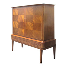 Load image into Gallery viewer, 1940s Swedish Tall Linen/Bar Cabinet by Ferdinand Lundquist