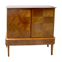 Load image into Gallery viewer, 1940s Swedish Tall Linen/Bar Cabinet by Ferdinand Lundquist