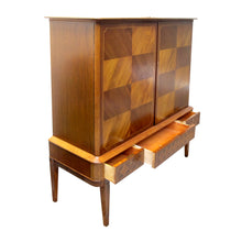 Load image into Gallery viewer, 1940s Swedish Tall Linen/Bar Cabinet by Ferdinand Lundquist