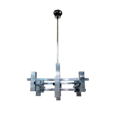Load image into Gallery viewer, A 1960's Gaetano Sciolari chrome chandelier