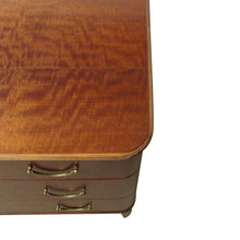 Load image into Gallery viewer, 1940s Swedish Chest of Drawers with Walnut Veneers with Curved Edges