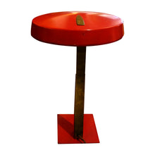 Load image into Gallery viewer, Mid-Century Flying Saucer Adjustable Red Desk Lamp, Italian