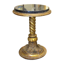 Load image into Gallery viewer, Early 1900s Pair of Wood and Gilt Gesso Side Tables-Gueridons, French
