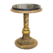 Load image into Gallery viewer, Early 1900s Pair of Wood and Gilt Gesso Side Tables-Gueridons, French