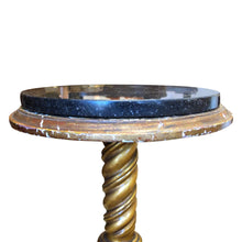 Load image into Gallery viewer, Early 1900s Pair of Wood and Gilt Gesso Side Tables-Gueridons, French