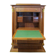 Load image into Gallery viewer, Exceptional Art Deco Cabinet Secrétaire Attributed to Jules Leleu with Bronze Ornaments, French