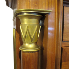 Load image into Gallery viewer, Exceptional Art Deco Cabinet Secrétaire Attributed to Jules Leleu with Bronze Ornaments, French