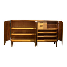 Load image into Gallery viewer, 1930s/40s Art Deco Rare Sideboard with Curved edges by Carl Axel Acking for Bodafors, Swedish