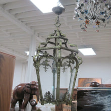 Load image into Gallery viewer, Mid-Century Large Six Facet’s Bronze Lantern Louis XV Style, French