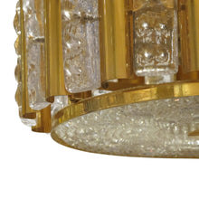 Load image into Gallery viewer, 1960s Pair of Round Ceiling Lights by Carl Fagerlund for Orrefors, Swedish