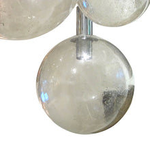 Load image into Gallery viewer, 1960s Five Glass Globes Pendant Ceiling Light by Doria Leuchten, German
