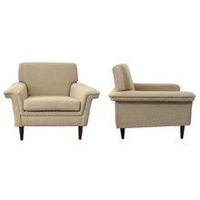 Load image into Gallery viewer, 1970s Danish His and Her’s Set of Armchairs By Johannes Andersen