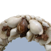 Load image into Gallery viewer, 1960s Italian Oval Wall Mirror Encrusted with Sea Shells and Corals