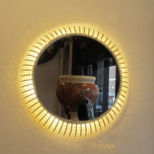 Load image into Gallery viewer, 1950s/60s Large Round Backlit Mirror Designed by Emil Stejnar, Austrian
