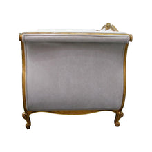 Load image into Gallery viewer, Late 19th Century French Large Gilt Frame Sofa Newly Upholstered