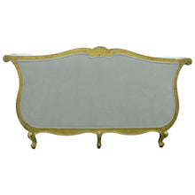 Load image into Gallery viewer, Late 19th Century French Large Gilt Frame Sofa Newly Upholstered