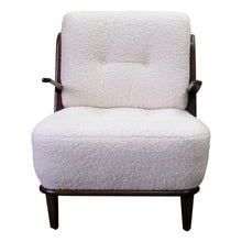 Load image into Gallery viewer, Pair of 1940s German Armchairs with an Oak Frame Newly Upholstered