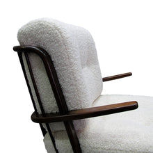 Load image into Gallery viewer, Pair of 1940s German Armchairs with an Oak Frame Newly Upholstered