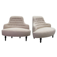 Load image into Gallery viewer, Late 19th Century Pair of French Baroque Style Armchairs Newly Upholstered