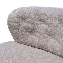 Load image into Gallery viewer, 1940s Danish Large Curved Sofa with Buttoned Backrest Newly Upholstered