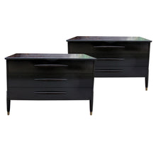 Load image into Gallery viewer, Pair of Scandinavian Teak Chests of Drawers, Mid-Century Modern