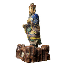 Load image into Gallery viewer, Set of Two Chinese Porcelain Statues with Zodiac Hat Symbols, 1900s