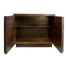 Load image into Gallery viewer, 1960s Pair of “Brutalist” Walnut Staccato Paul Evan Bedside/End Tables by Lane, American