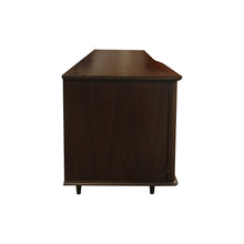 Load image into Gallery viewer, A Brutalist sculptural walnut credenza, mid-century modern, American