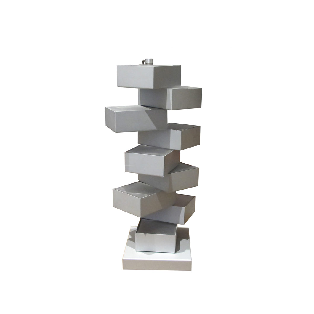 A single multi directional table lamp