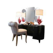 Load image into Gallery viewer, A 1940's Danish dressing table with its triptych mirror