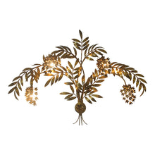 Load image into Gallery viewer, Hans Kogl gilt metal wisteria wall light