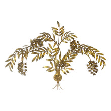 Load image into Gallery viewer, Hans Kogl gilt metal wisteria wall light