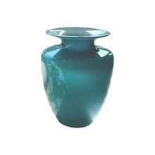Load image into Gallery viewer, A pair of baby blue opaline glass vases, French mid-century