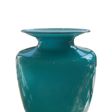 Load image into Gallery viewer, A pair of baby blue opaline glass vases, French mid-century