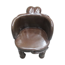 Load image into Gallery viewer, Mid-century pair of Balinese hand carved hardwood elephant chairs